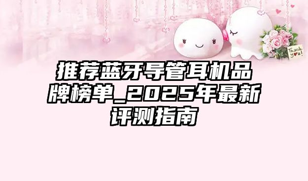 推薦藍(lán)牙導(dǎo)管耳機(jī)品牌榜單_2025年最新評測指南